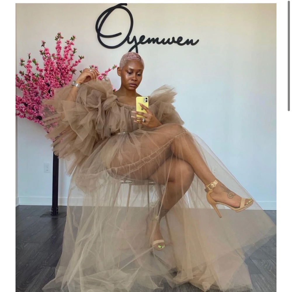 oyemwen sheer dress